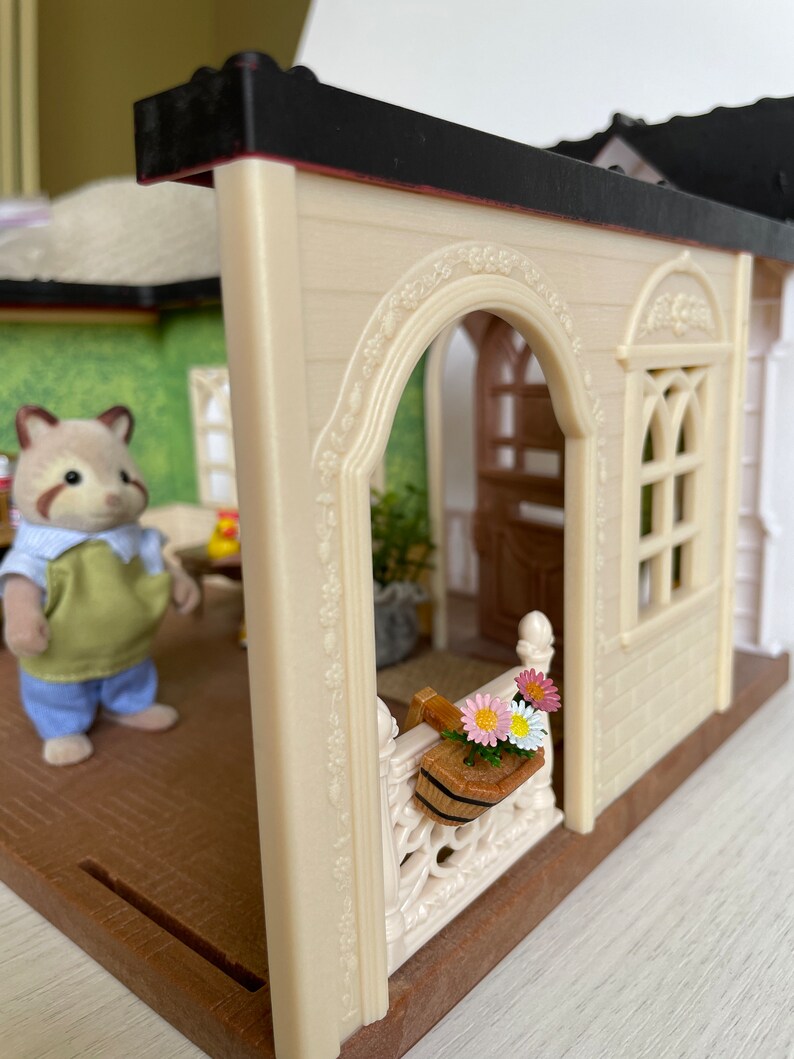Calico Critters Toymaker Set With Custom Wallpaper Sweet Raspberry Home ...