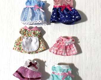 Calico Critters spare clothes outfits, Sylvanian Families dresses, you choose! Adult critter dresses and child critter dresses.