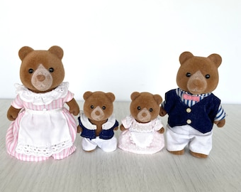 シルバニアファミリー レッサーパンダファミリー 状態良好、入手困難な