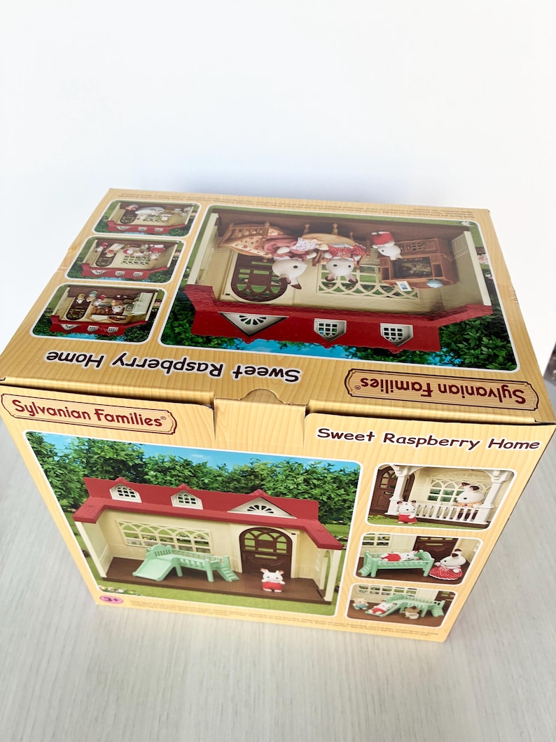 Raspberry Sweet Raspberry Home Calico Critters Sweet Raspberry Home New in Box, Comes With Loft Slide ...