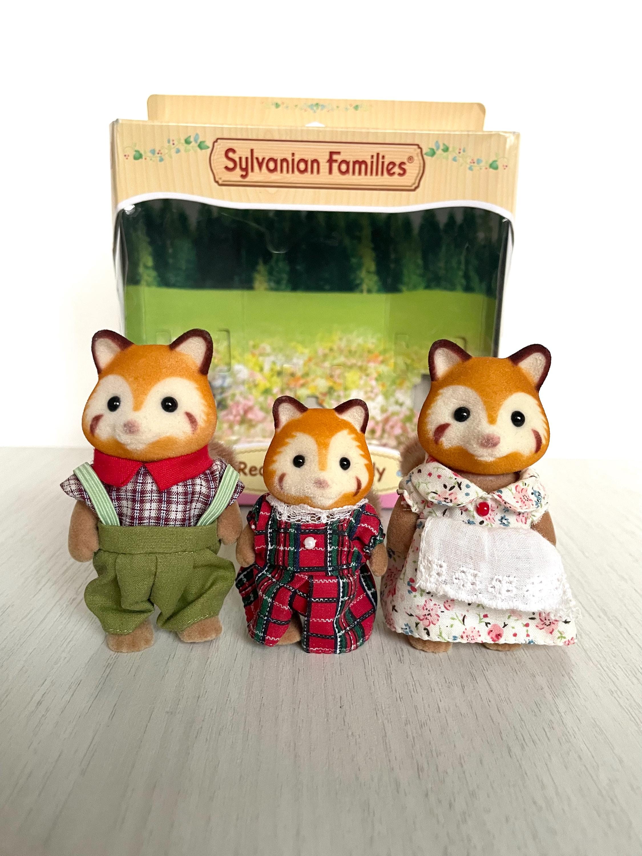 シルバニアファミリー レッサーパンダファミリー 状態良好、入手困難な