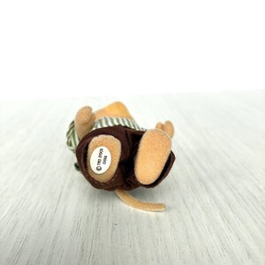 Beaman Ginger Cat Dad - Discontinued Sylvanian Families figurine in very good condition with original clothes, tail and whiskers image 6