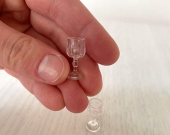 Copas de vino de repuesto Calico Critters, piezas de repuesto para la cocina de Sylvanian Families y accesorios para casas de muñecas y miniaturas.