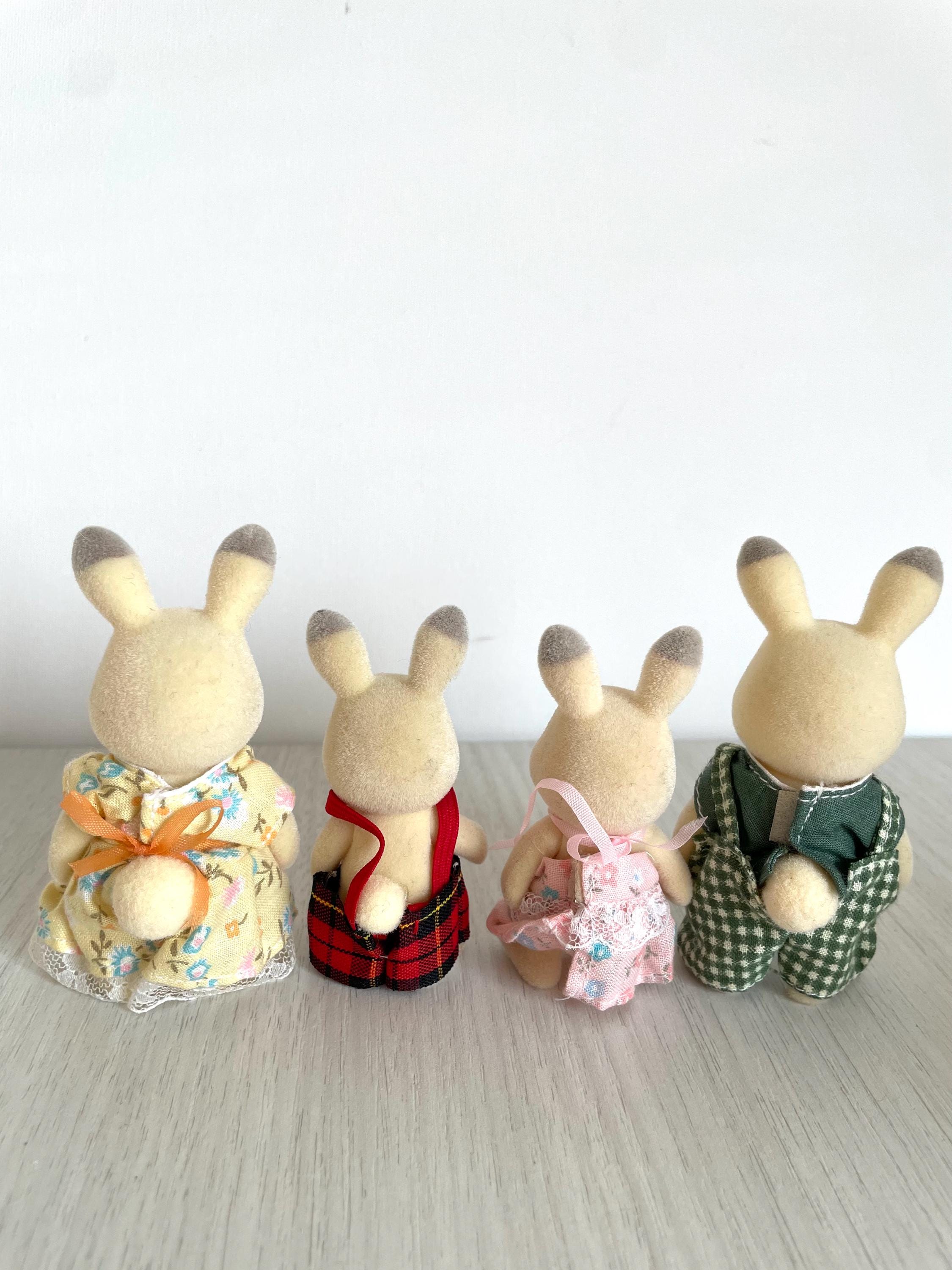 シルバニアファミリーのヴィンテージコーントップウサギファミリーは