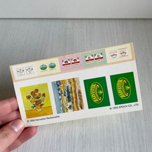 Sylvanian Families Harvester Restaurant Genuine Replacement Stickers