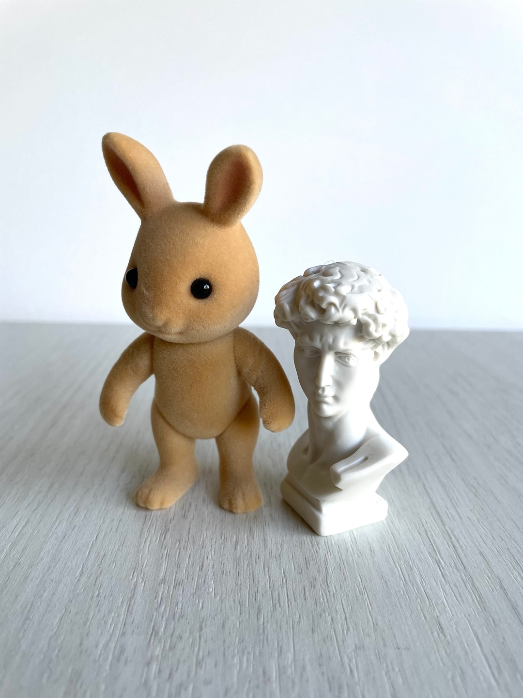 Mini Head Sculpture With Calico Critters Sunny Rabbit Adult for Scale ...