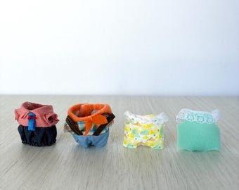 Calico Critters baby outfits, replacements clothes for Sylvanian jointed babies, standing babiy