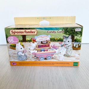 Sylvanian Families Candy Cart new in box, Calico Critters discontinued collector's set