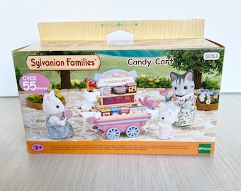Sylvanian Families Candy Cart new in box, Calico Critters discontinued collector&#39;s set