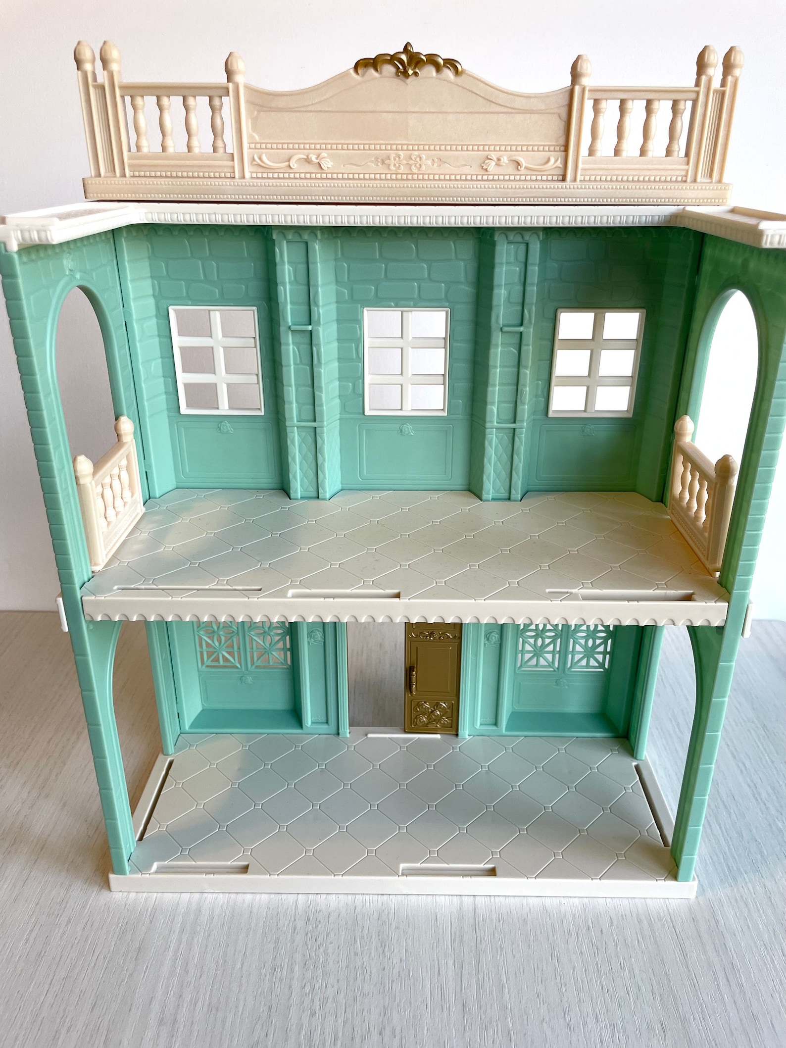 Calico Critters Building With Gold Door, - Etsy