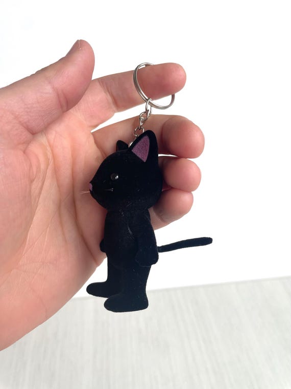 黒猫キーホルダー、三毛猫好きへのギフト、テルヌリン - Etsy 日本