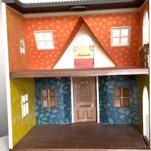 Wallpaper cut files for Calico Critters Red Roof Cozy Cottage Starter Home