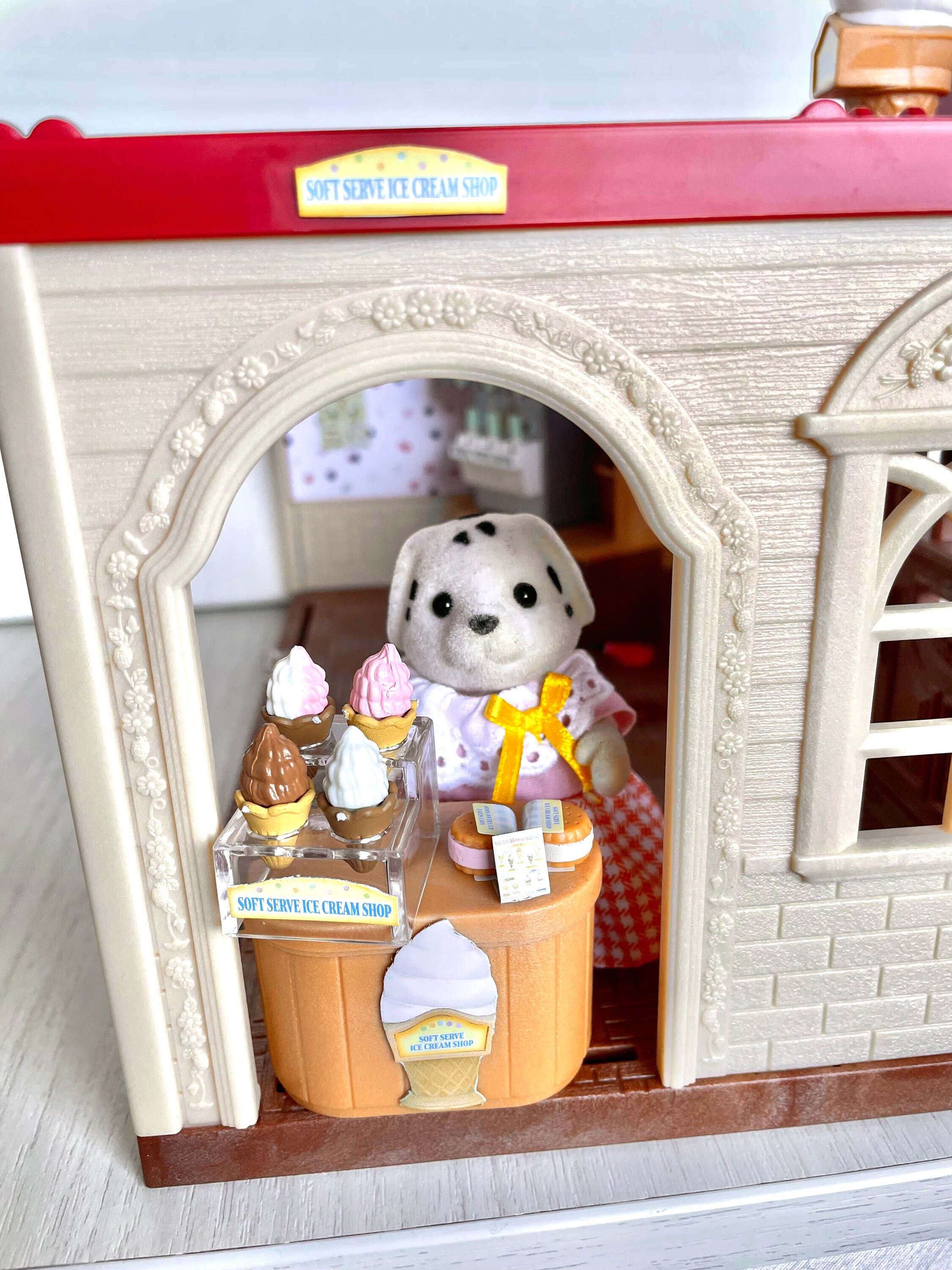 Calico Critters Custom Soft Serve Ice Cream Shop Etsy