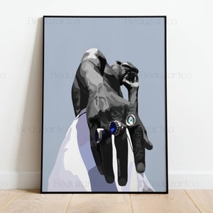 Druckbare Wandkunst für schwarze Männer, schwarze Kunstdrucke, schwarze Kunst, schwarze Kulturkunst, Afro-Kunst, afroamerikanische Wandkunst, schwarze Geschäfte