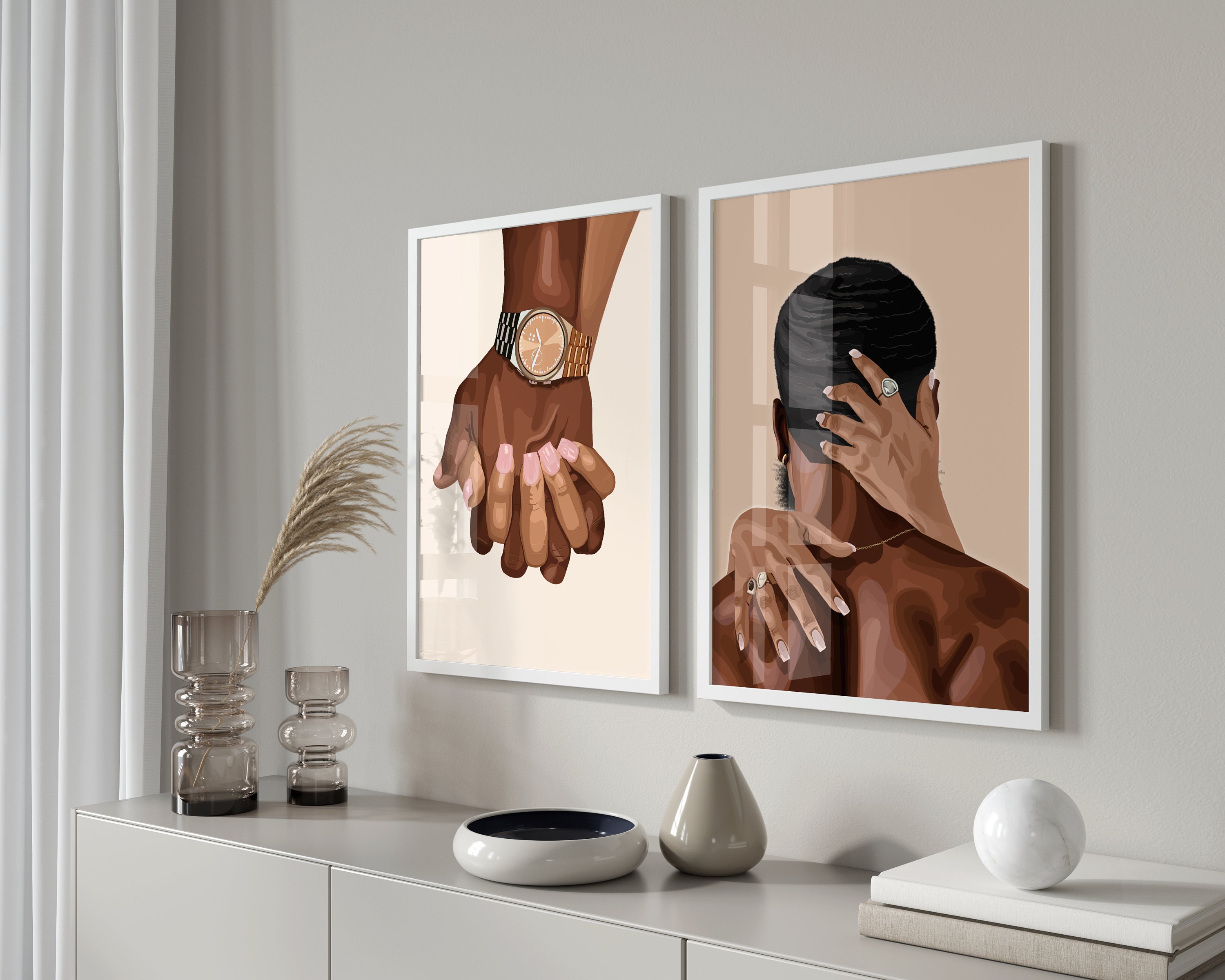 Interracial Paar Kunst, Schwarze Kunst, Schwarzer Mann und weiße ..., حجم الصورة 3000x2400