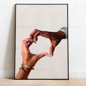 Schwarzes Paar Poster, Schwarze Liebe, Interracial Kunst, Schwarze Kunst, Afro-Kunst, Abstrakte Kunst, personalisierte Kunst, Schwarzer Mann Kunst, Wandkunst