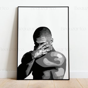 Black Man Wall Art, Black And White Black Art, Black Art Prints, Black Culture Art, Afro Art, African American Wall Art, Black Owned Shops