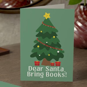 Bookish Greeting Cards, Christmas Card Set, Merry Bookmas Holiday Cards, Book Lover Gifts, Festive Stationery, Winter Greetings, Card Set