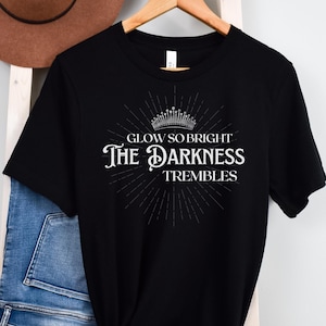 Glow So Bright Shirt, Spark of the Everflame, Kindreds Curse Saga, Fantasy Book Lover, Reading Gifts, Book Merch I OFFICIALLY LICENSED