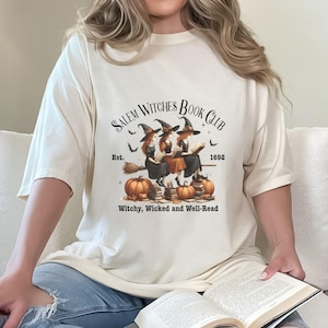 Salem Witch Book Club T-Shirt: Spooky Bookish Tee
