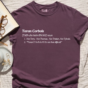 Taran Corbois Shirt: Kindreds Curse Saga Book Lover Tee - OFFICIALLY LICENSED Penn Cole Book Merch