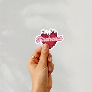 Fireheart Sticker: Fantasy Book Lover Kindle Decal