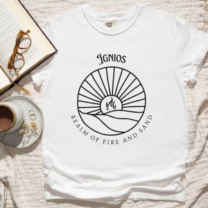 Ignios Shirt: Spark of the Everflame and Kindred&#39;s Curse Sage - OFFICIALLY LICENSED Penn Cole Book Merch