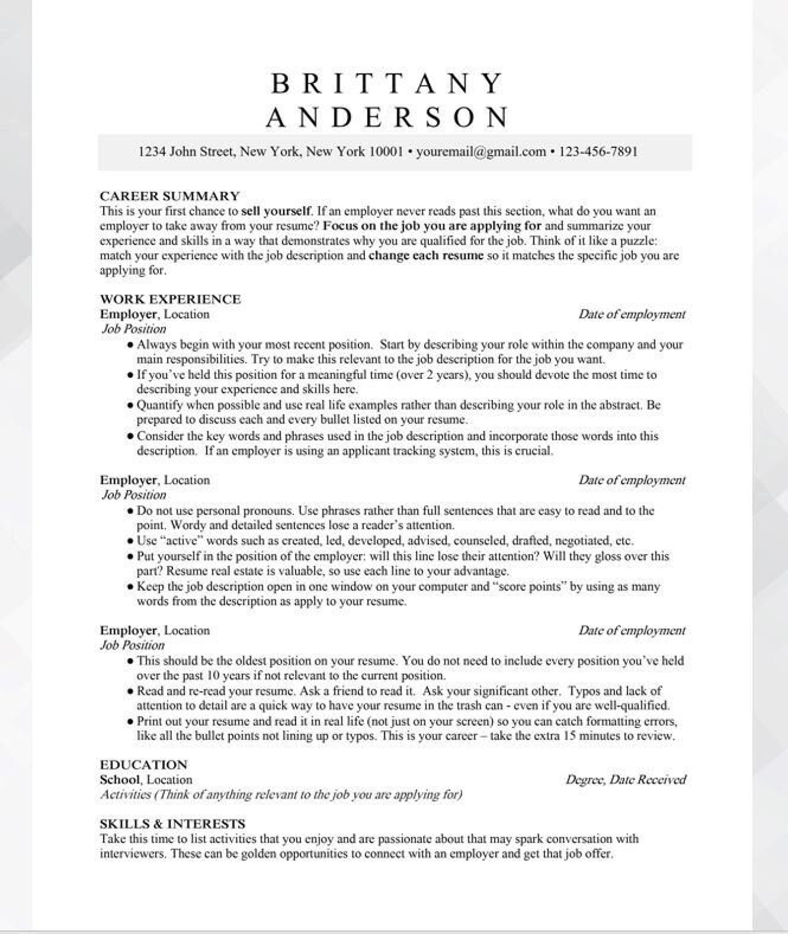 ats-resume-template-for-word-ats-friendly-resume-template-etsy