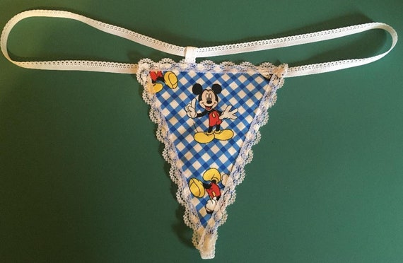 Womens MICKEY MOUSE Disney String Thong Underwear -  Singapore