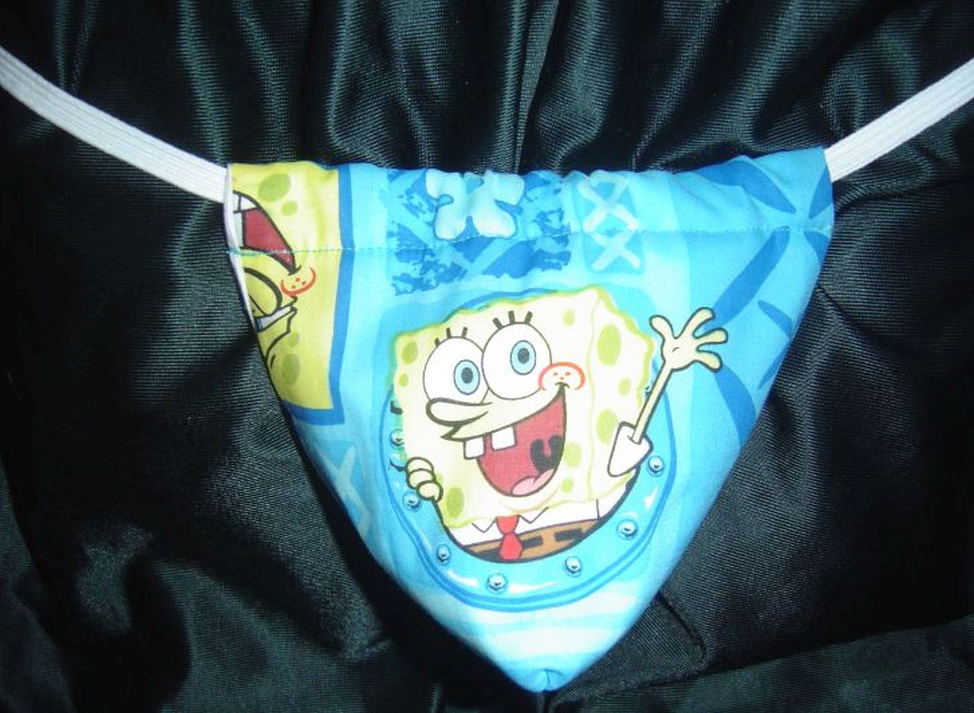 Mens SPONGEBOB SQUAREPANTS BOAT String Thong Male Underwear -  UK