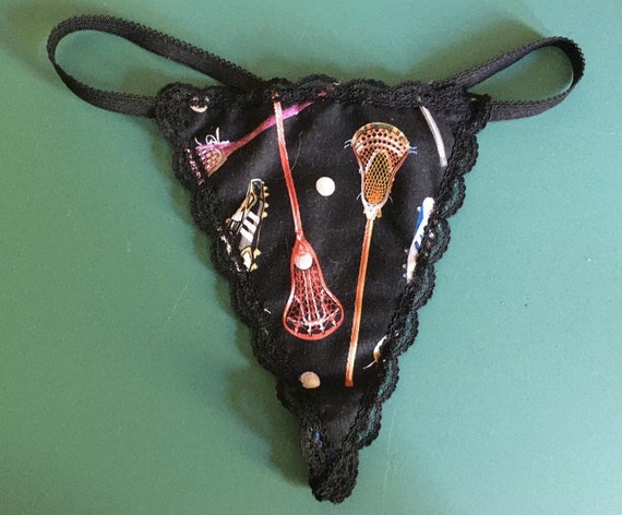 Womens LACROSSE Stick Sports String Thong Underwear -  Denmark