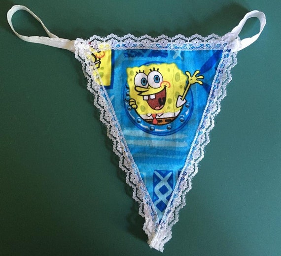 New Womens SPONGEBOB SQUAREPANTS String Thong Panty Underwear