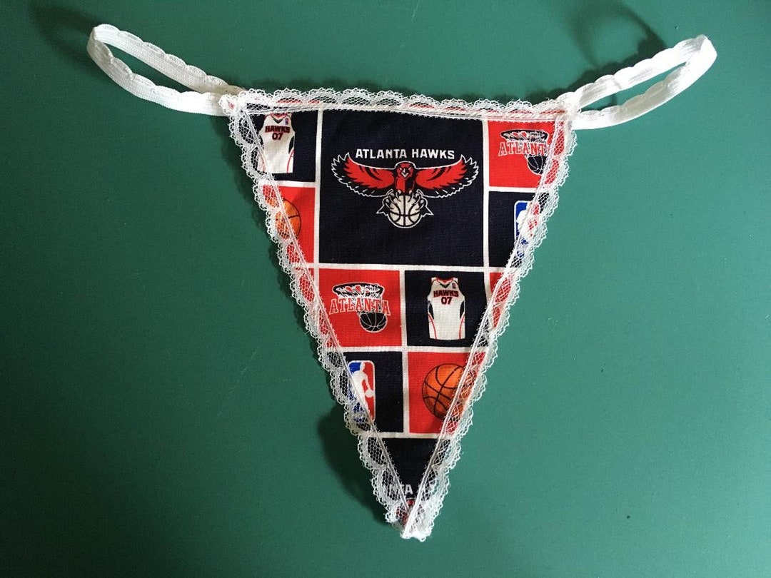 Womens ATLANTA HAWKS Nba Basketball String Thong Underwear Etsy