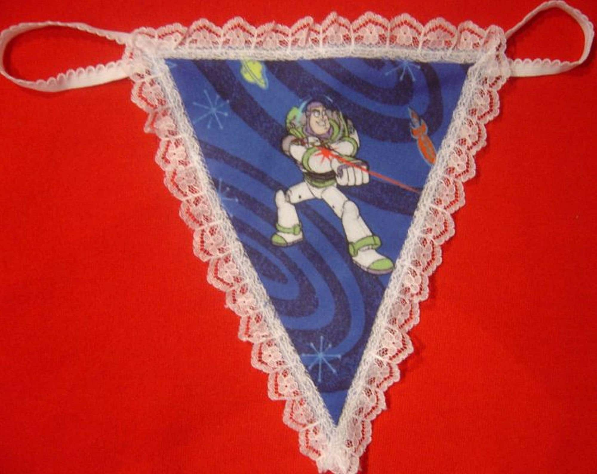 Womens BUZZ LIGHTYEAR String Thong Underwear 