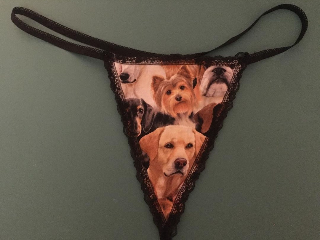Womens DOGS Puppy String Thong Underwear - Etsy