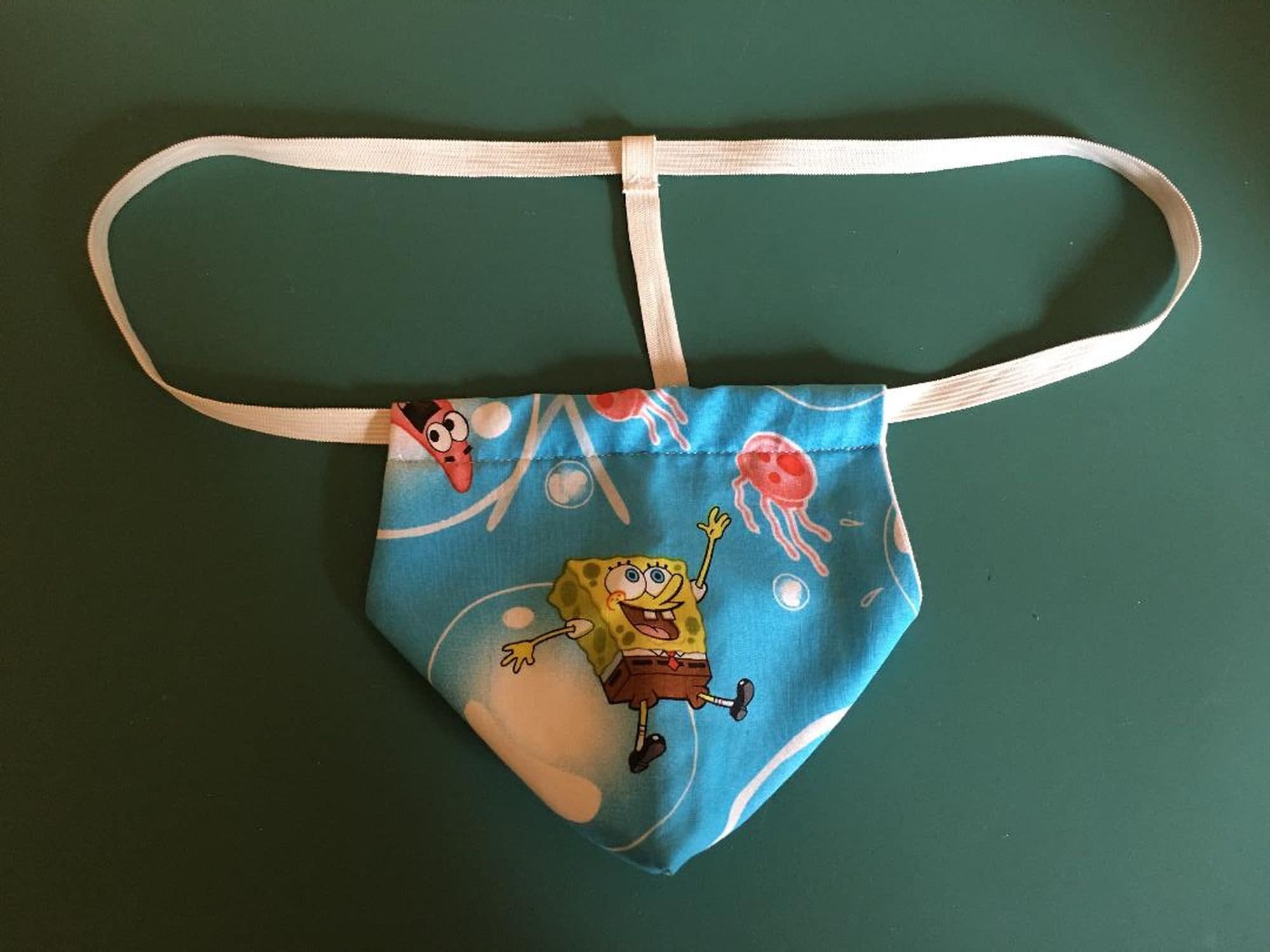 Mens Spongebob Squarepants Gstring Thong Sexy Male Underwear Etsy