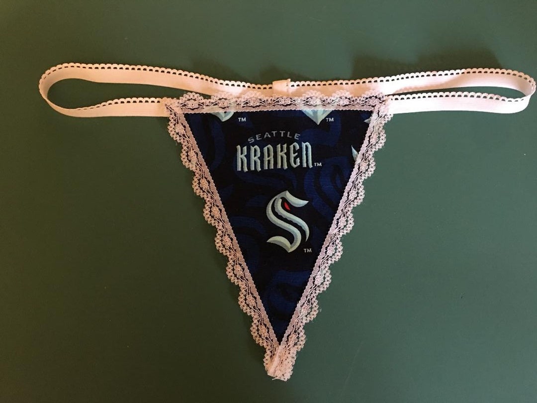 Womens SEATTLE KRAKEN Nhl Hockey Gstring Thong Sexy Panties Etsy