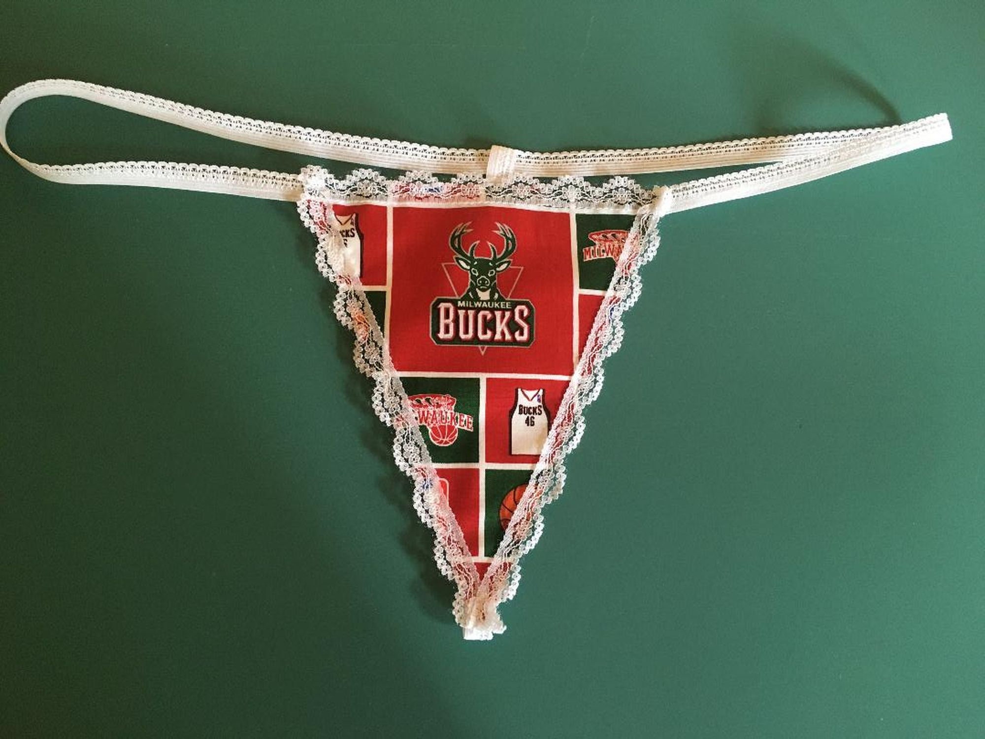Womens MILWAUKEE BUCKS Nba Basketball String Thong Underwear Etsy