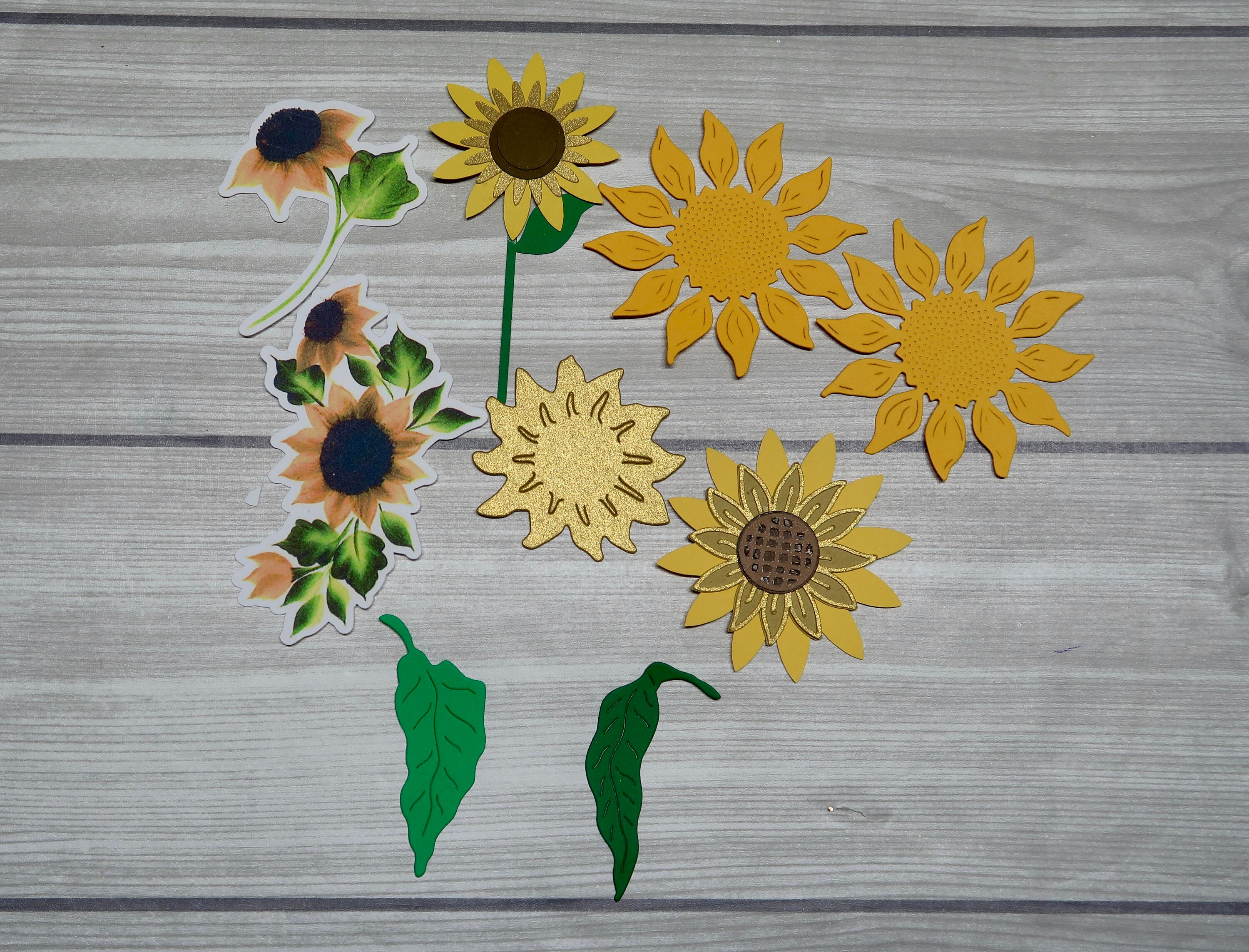 Sunflower DIY Card Making Kit: Handmade Greeting Cards - Etsy