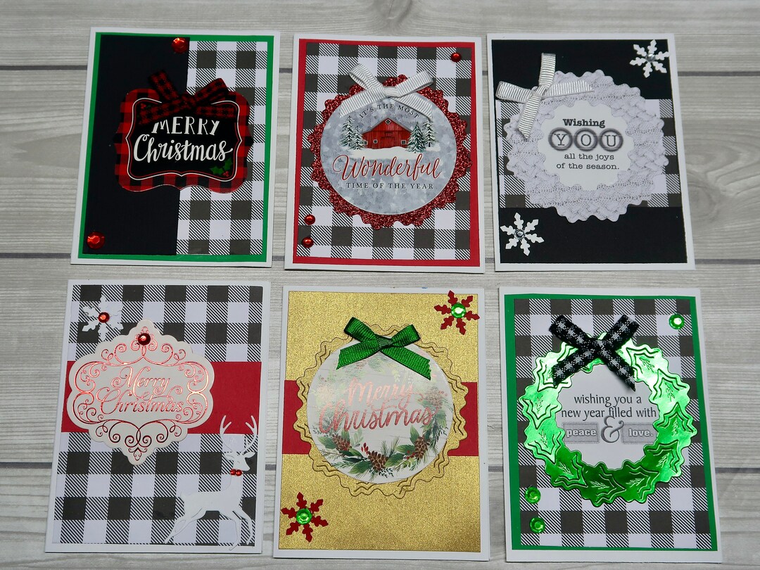 DIY Xmas Card Making Kit, Christmas Do It Yourself Handmade Cards