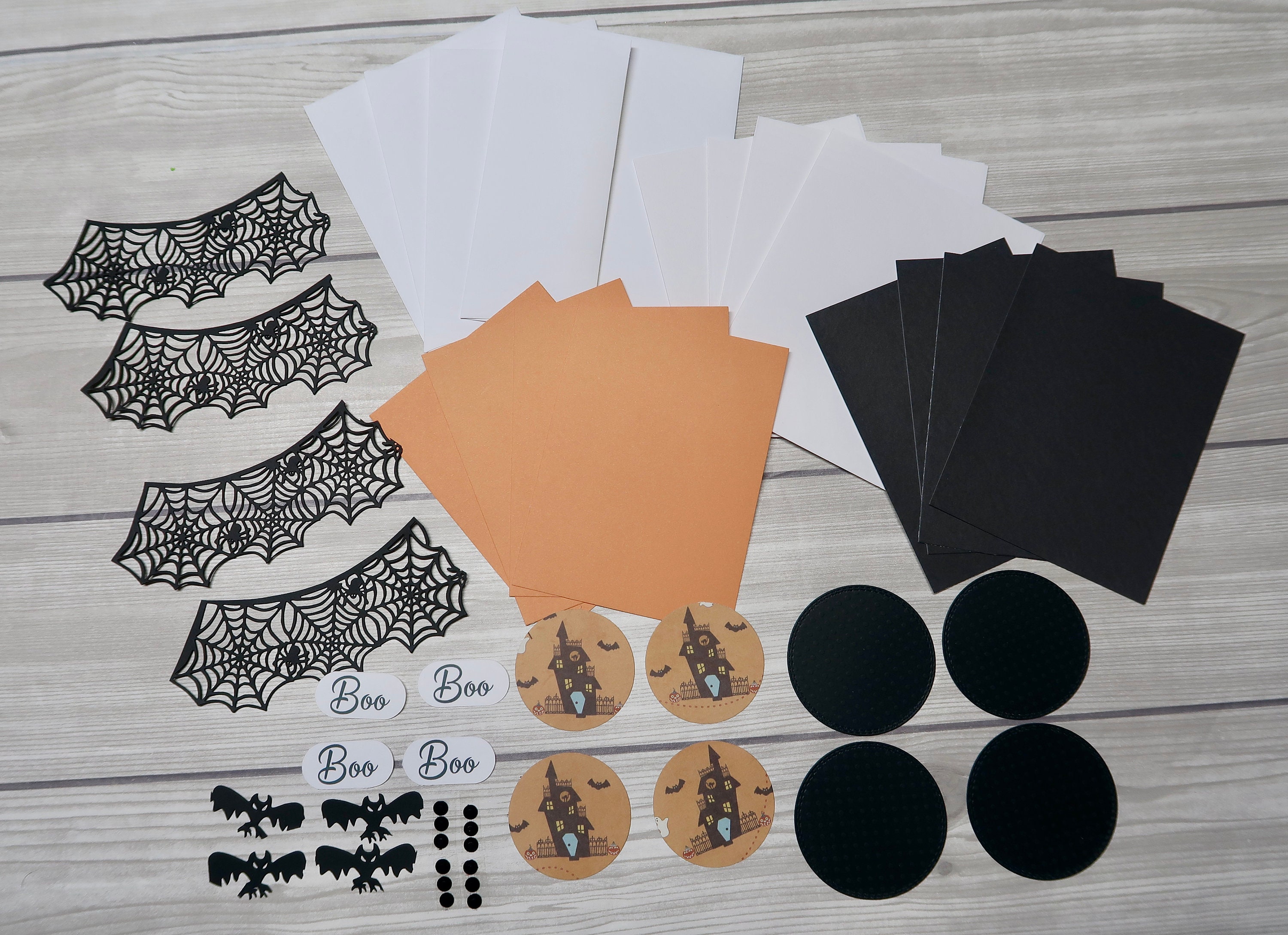 Halloween Card Making Craft Kit DIY Fall Kit Halloween Card Etsy