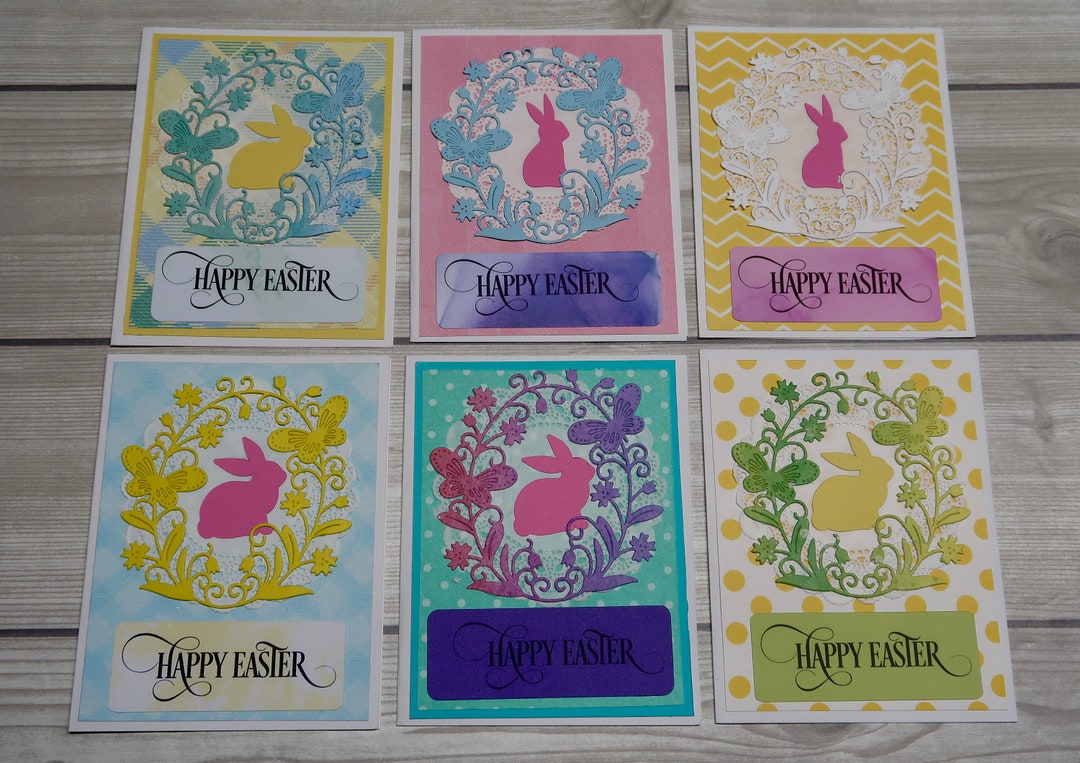 DIY Easter Card Kit Make Your Own Easter Cards Easter Etsy