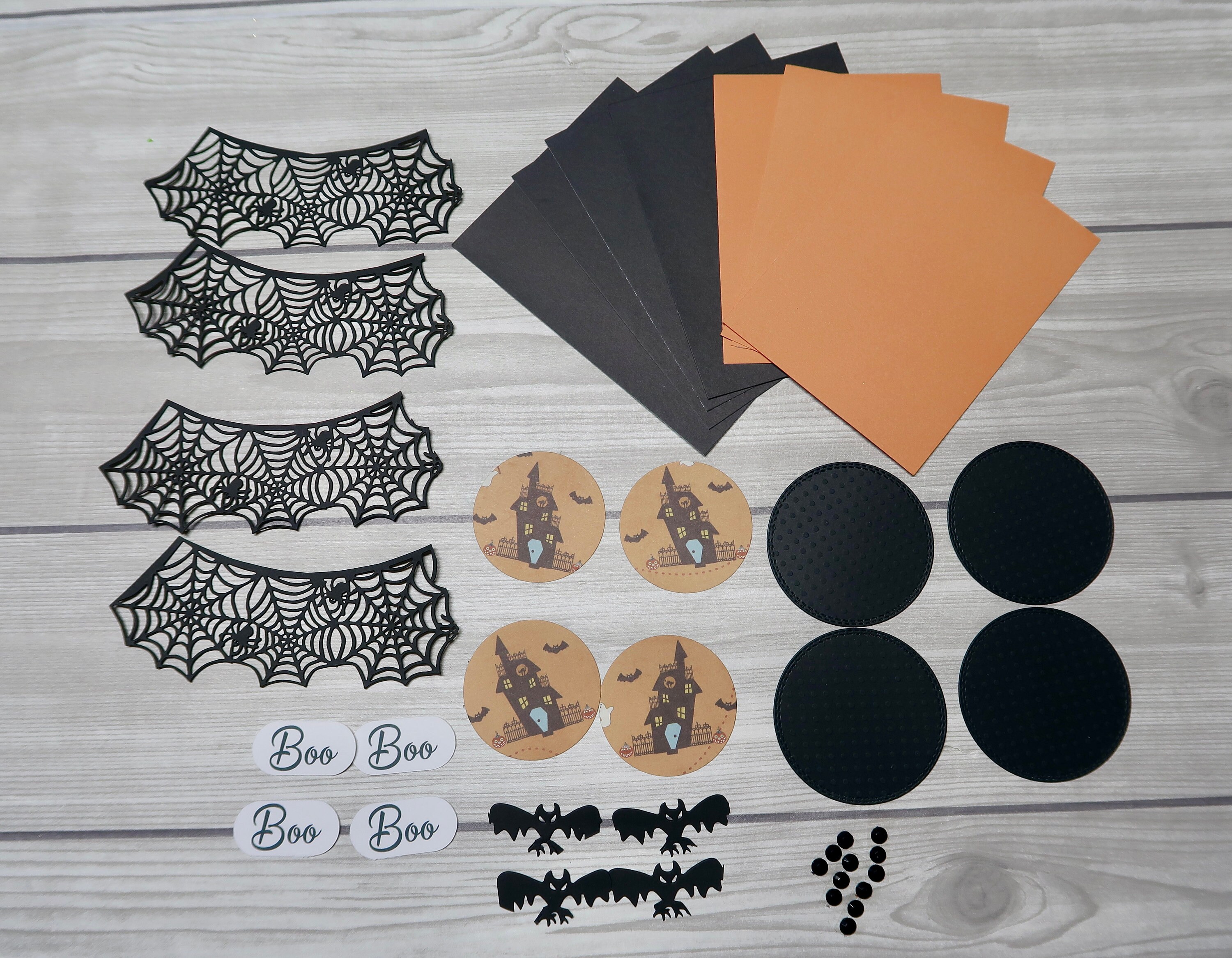 Halloween Card Making Craft Kit DIY Fall Kit Halloween Card Etsy