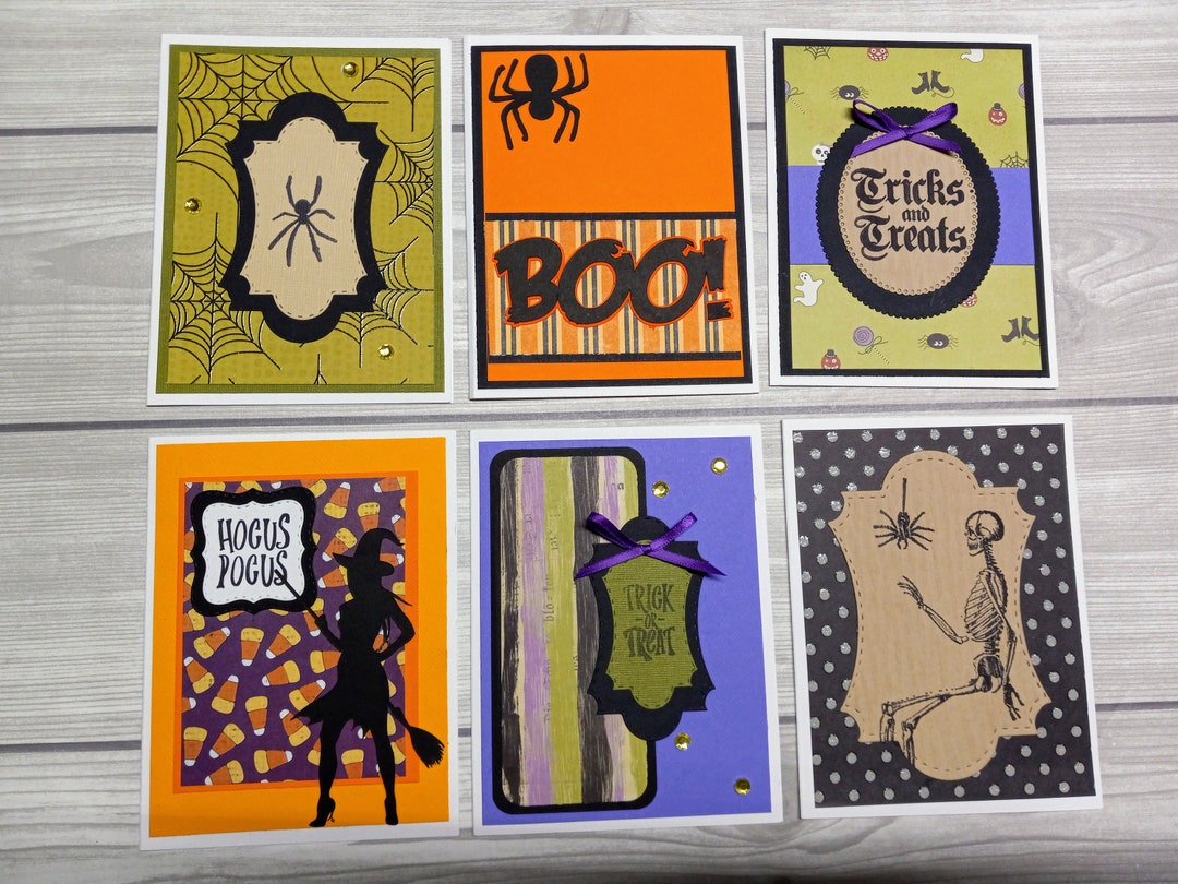 Halloween Card Making, DIY Greeting Cards, Make Halloween Cards