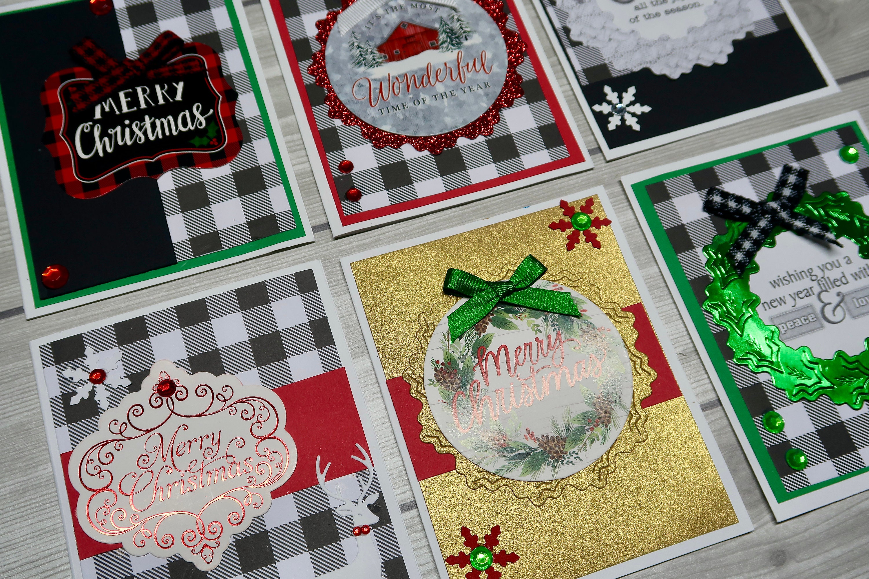 DIY Xmas Card Making Kit, Christmas Do It Yourself Handmade Cards