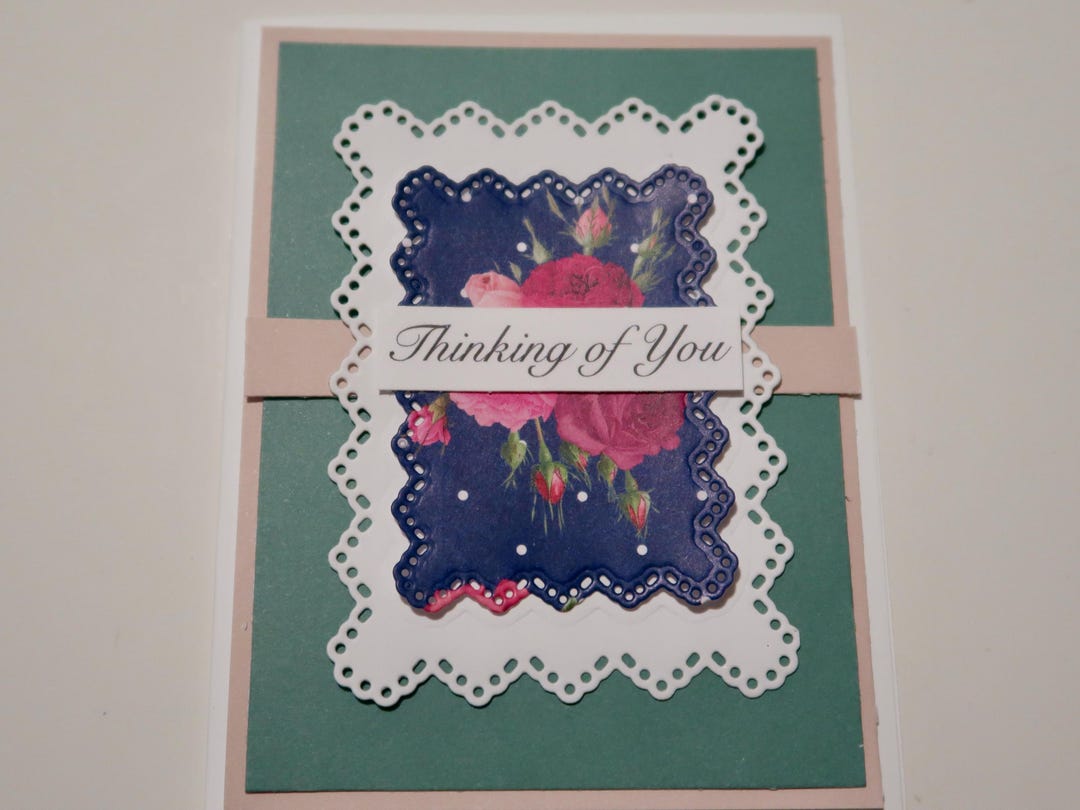 Floral Thinking of You Card Kit: Precut Supplies - Etsy