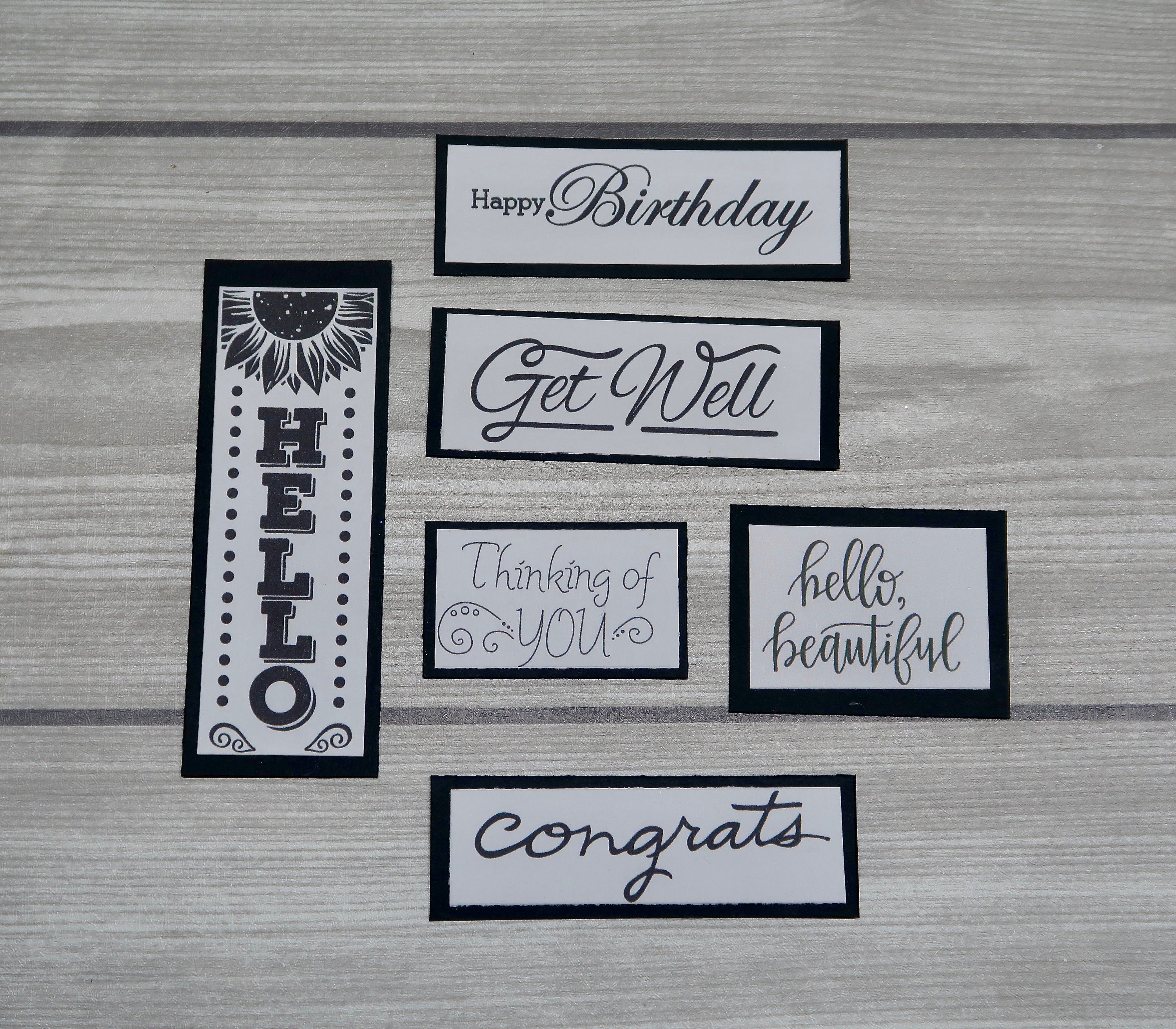Sunflower DIY Card Making Kit: Handmade Greeting Cards - Etsy