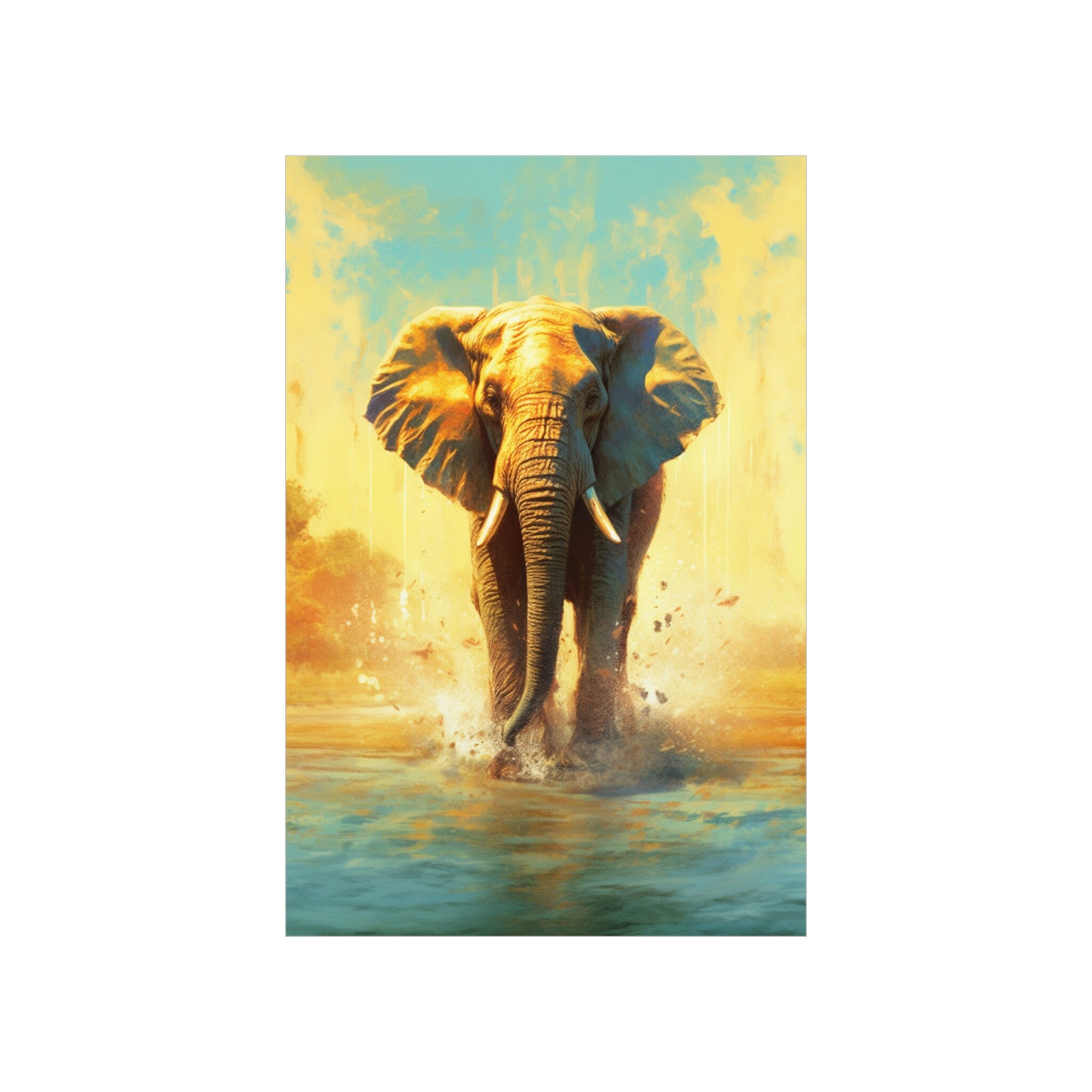 Elephant Premium Matte Vertical Posters