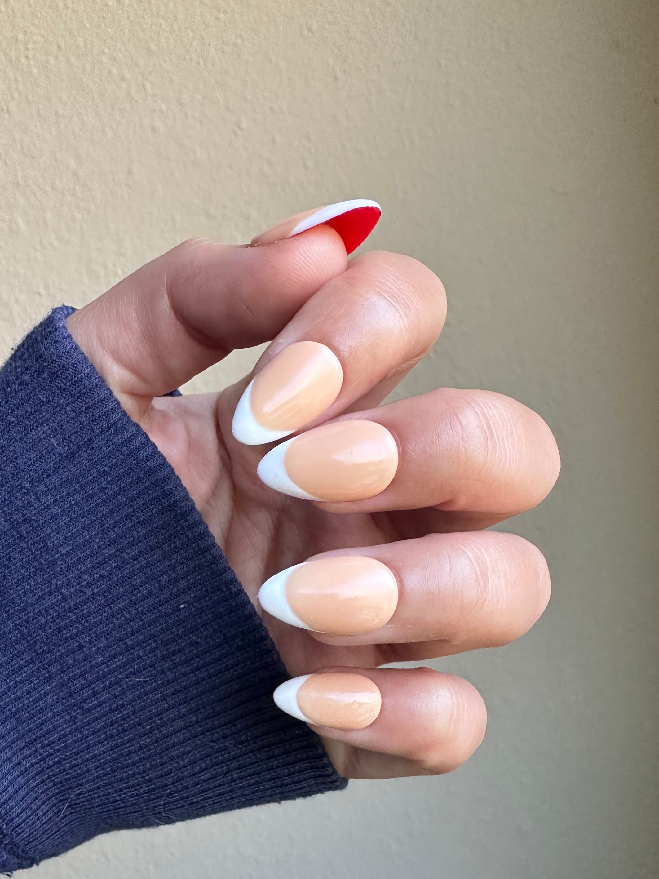 French Nails Red Bottom fall Beige Nail Design Press on - Etsy Canada French Nails Red Bottom fall Beige Nail Design Press on - Etsy Canada