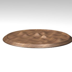 Round tray , 3D STL file for CNC and 3D printing.